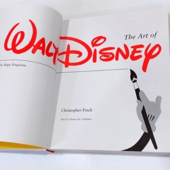 Hardcover Book The Art of Walt Disney Christopher Finch Harry N. Abrams 1995 - Picture 5 of 12